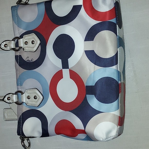 Coach Ashley Op Art Mini Tote Satchel Bag - Picture 11 of 12